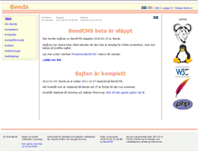 Tablet Screenshot of bends.se